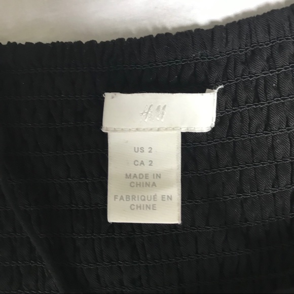 H&M black button down sleeveless midi dress - Picture 3 of 4